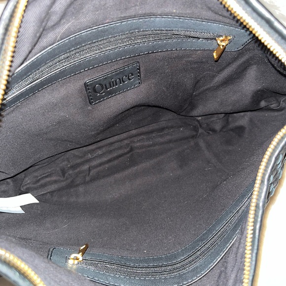 Quince Black Woven Hobo Bag - Picture 6 of 6